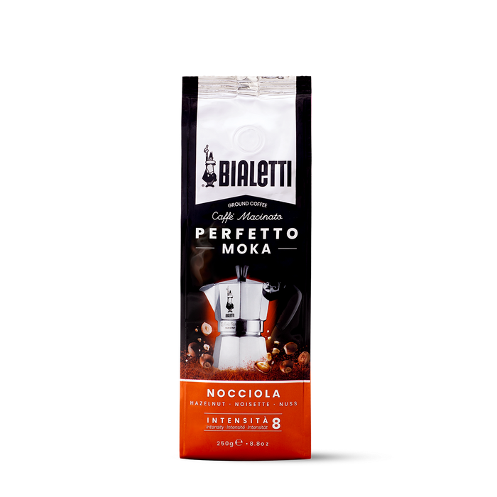 CARTON of Bialetti PERFETTO MOKA Hazelnut Coffee Ground (6 packets) 5% discount