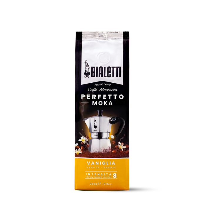 CARTON of Bialetti PERFETTO MOKA Vanilla Coffee Ground (6 packets) 5% discount